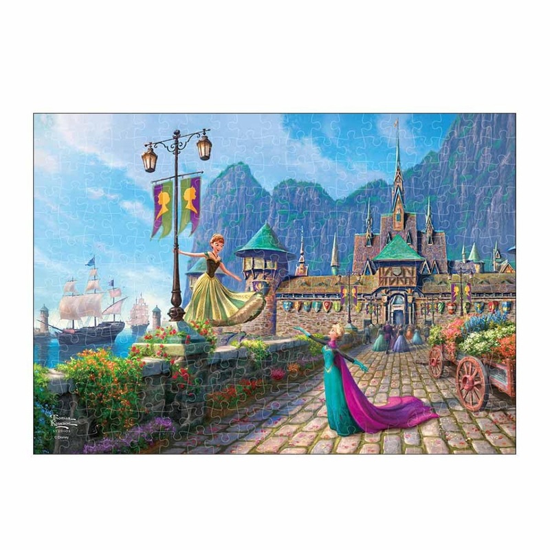 Jigsaw Puzzle Frozen Celebration in Arendelle (266 Pieces)