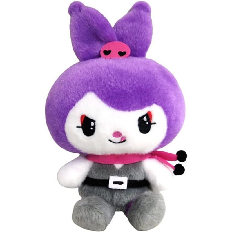 Nakajima Sanrio Fluffy Plush Toy Kuromi Romina