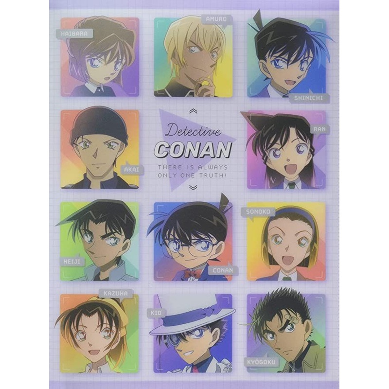 T’s Factory A4 Clear File Detective Conan Rainbow