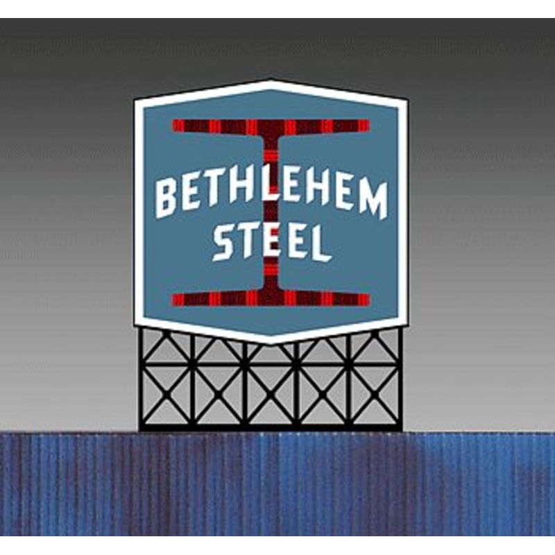 Bethlehem Steel Animated Neon Small Billboard