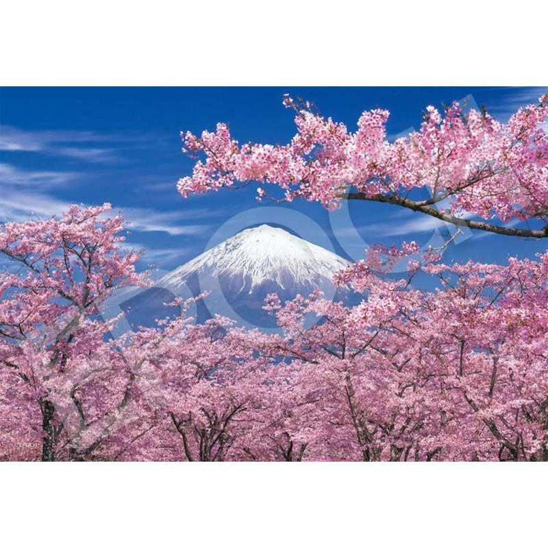 Epoch 28-831s Jigsaw Puzzle Spring Scenery of Mt. Fuji – Shizuoka (300 Pieces)