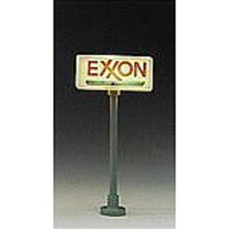 Lighted Gas Station Signs pkg(2) Exxon