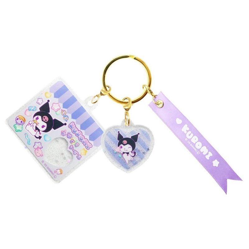 OST Sanrio Characters Ohajiki Three-Piece Keychain Kuromi