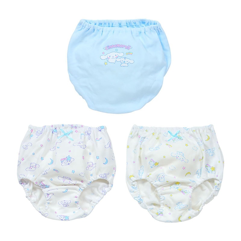 Sanrio Cinnamoroll Kids Underwear 3-Piece Set (110cm/ XS)