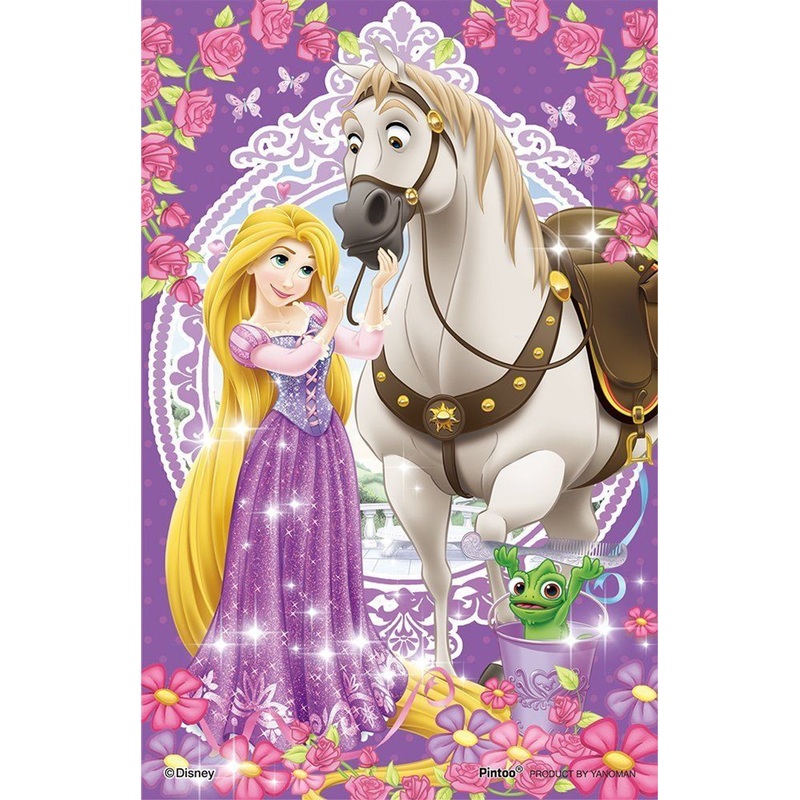 Yanoman Clear Stand Jigsaw Puzzle 2500-11 Disney Tangled Rapunzel (132 Pieces)