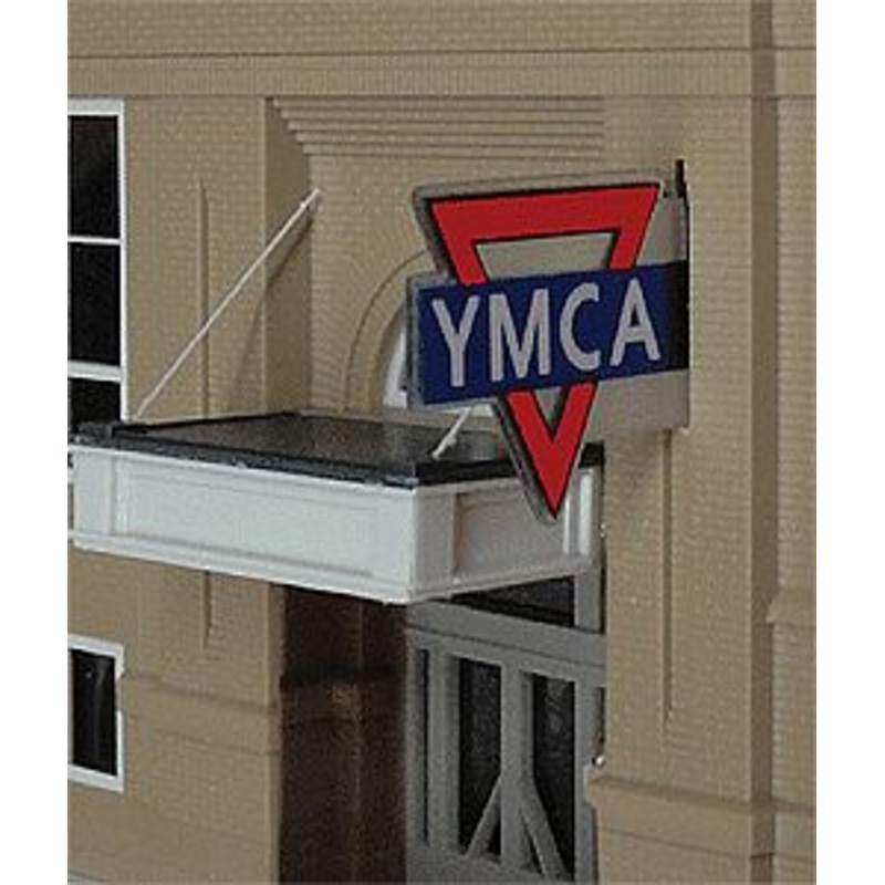 YMCA Small Double-Sided Logo Animated Neon Sign
