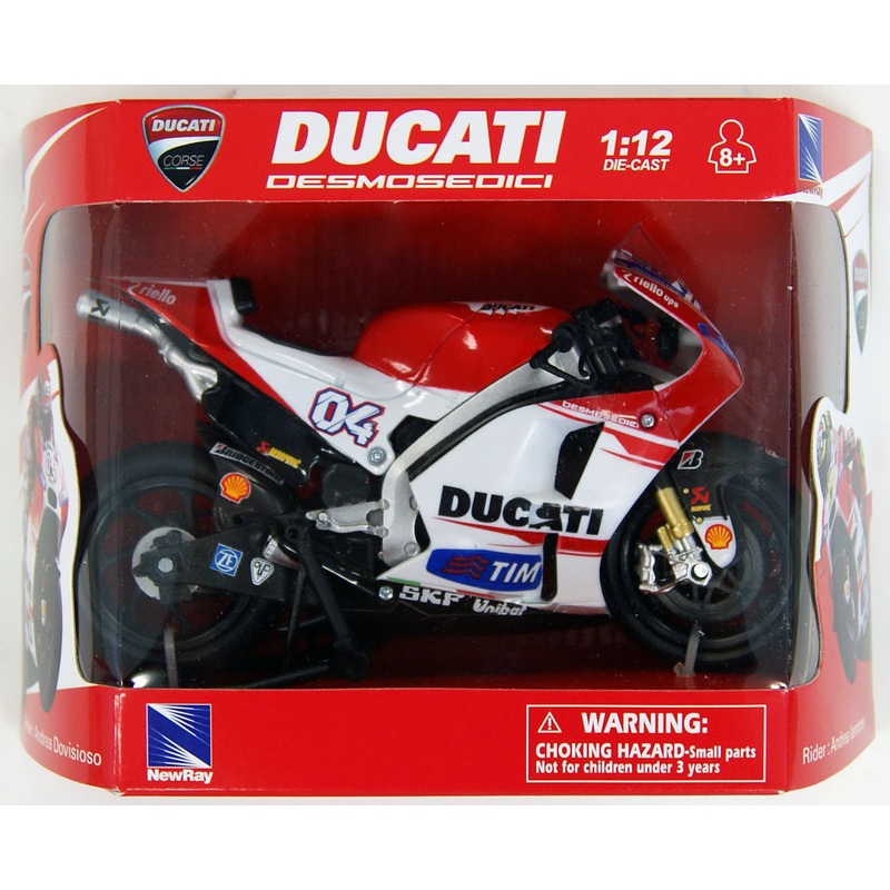 Aoshima Skynet 97229 2015 Ducati Desmosedici GP15 Andrea Dovizioso (No.4) 1/12