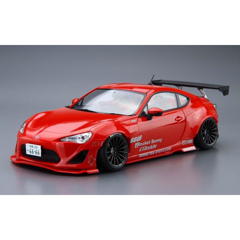 Aoshima The Tuned Car No. 1 1/24 ZN6 Toyota 86 ’12 Greddy & Rocket Bunny Enkei Ver. (Toyota) Plastic Model