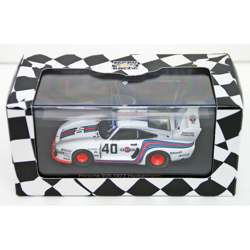 Ebbro 44358 Porsche 935 Hockenheim 1977 No.40 (White) 1/43 Scale