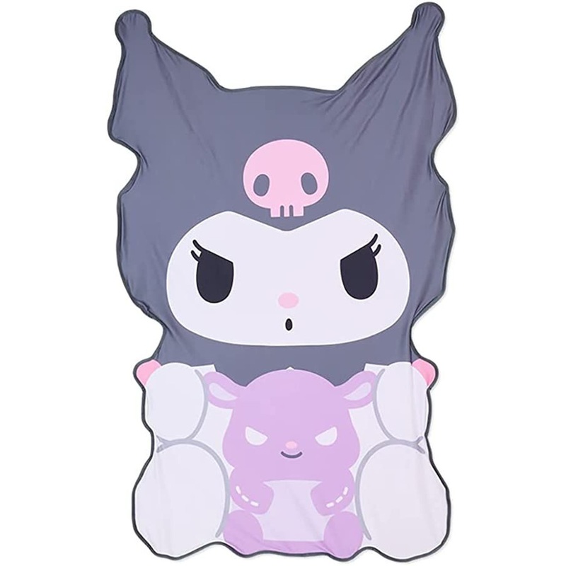 Sanrio Character Shaped Blanket – Kuromi