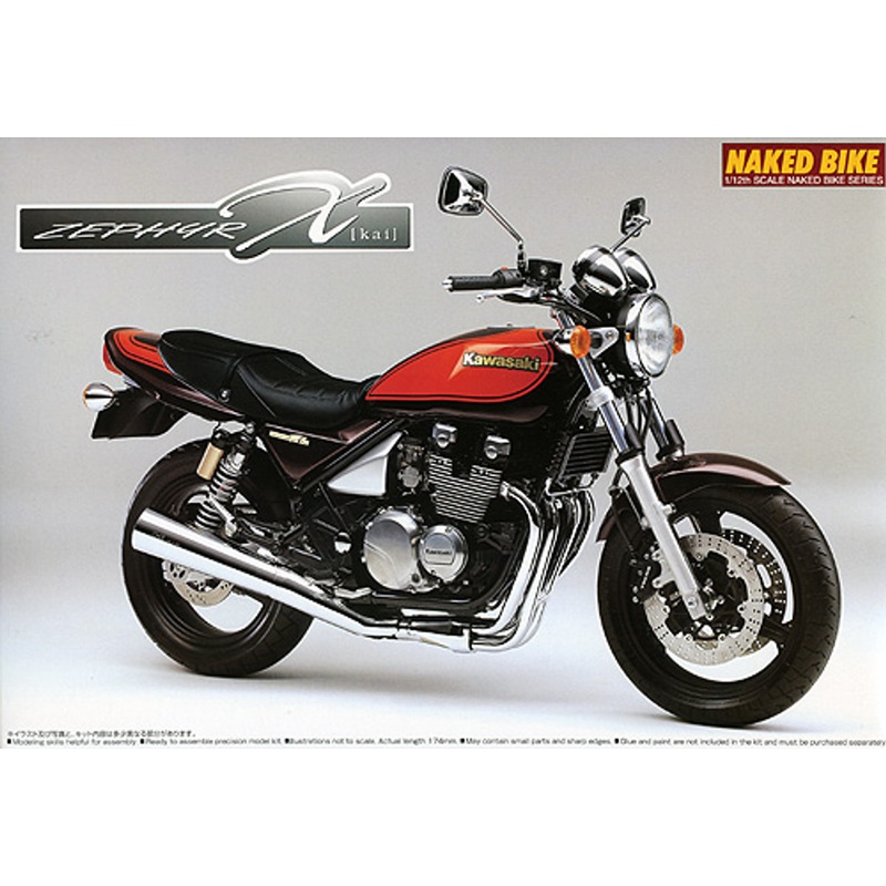 Aoshima Naked Bike 83 50248 Kawasaki ZEPHYR X (Kai) Final Edition 1/12 Scale Kit