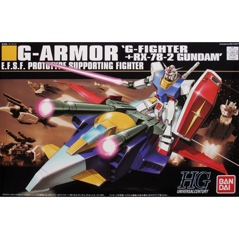 Bandai HGUC 050 Gundam G-ARMOR G-FIGHTER+RX-78-2 1/144 Scale Kit