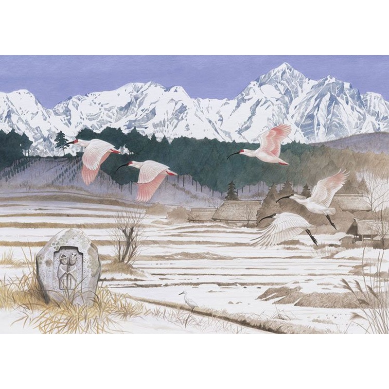 Epoch 79-337s Jigsaw Puzzle Takahide Mizutani Illustration Resurrection of Toki (500 Pieces)