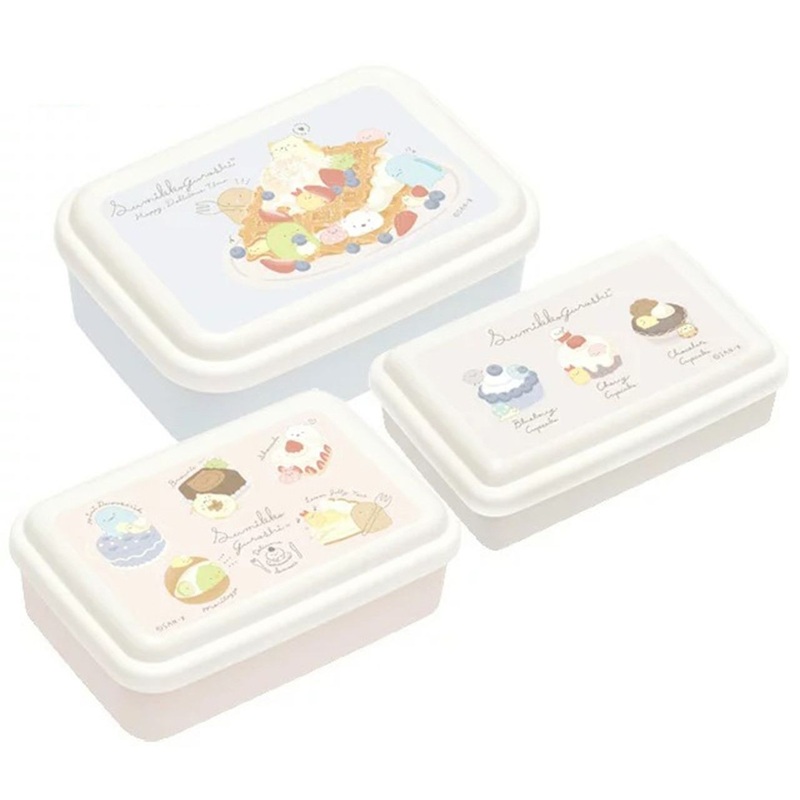 San-x Lunch Box Set of 3 Sumikko Gurashi Sweets