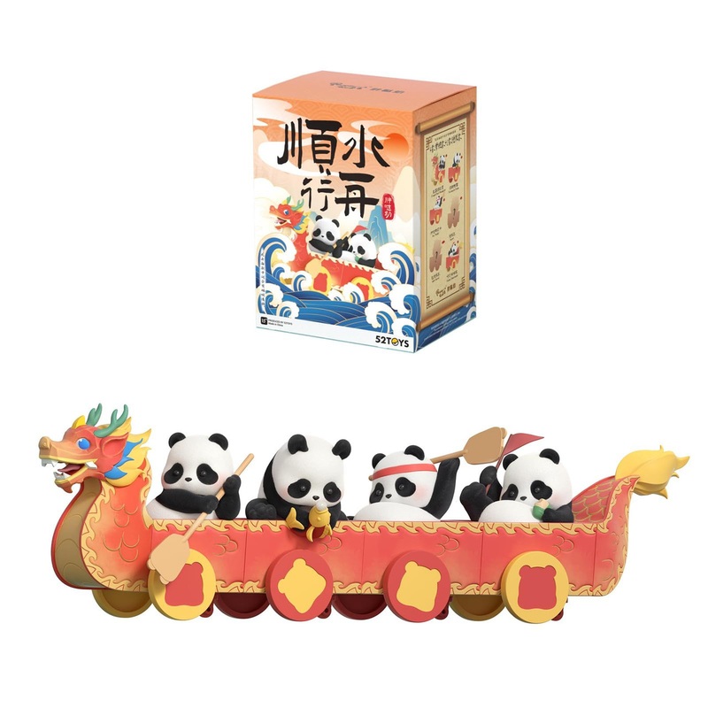 52Toys Blind Box Panda Roll Dragon Boat Racing Series