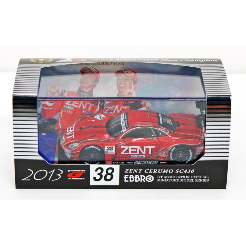 Ebbro 45047 ZENT CERUMO SC430 SUPER GT500 2013 No.38 Champion 1/43 Scale