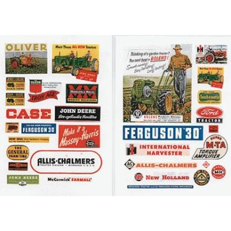 Farm & Tractor Signs 1940s to 1950s