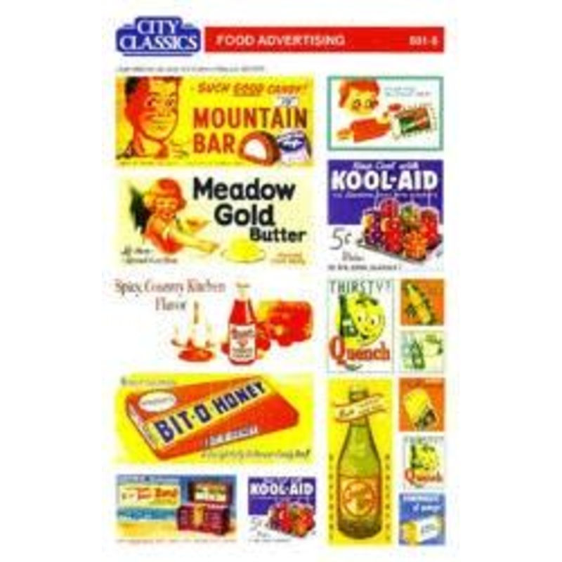 Food Advertising Large & Small Signs