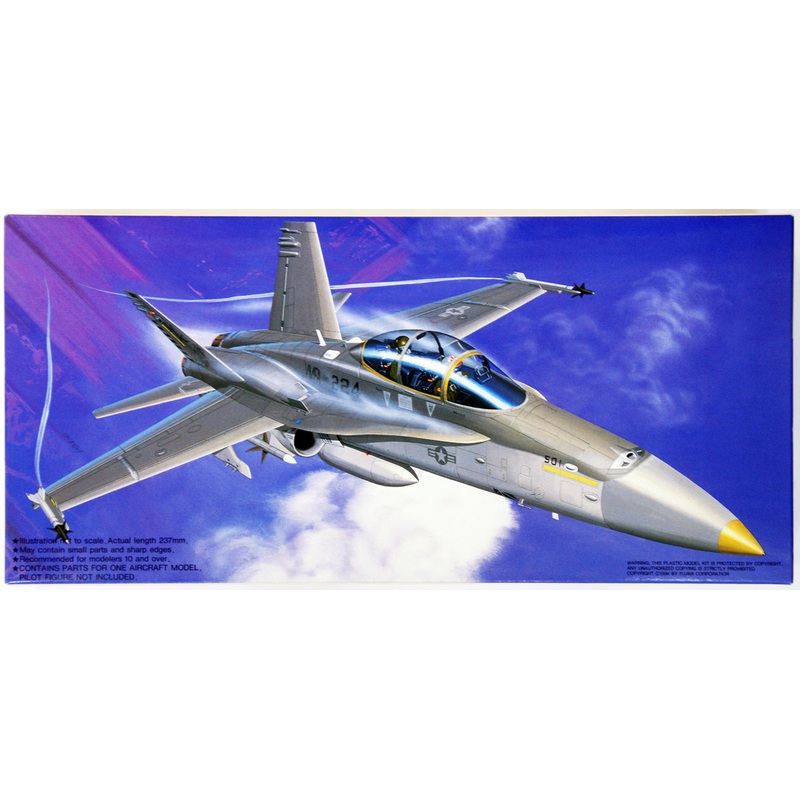 Fujimi F06 F/A-18D Hornet USMC Bengals 1/72 Scale Kit 4968728720159 720159