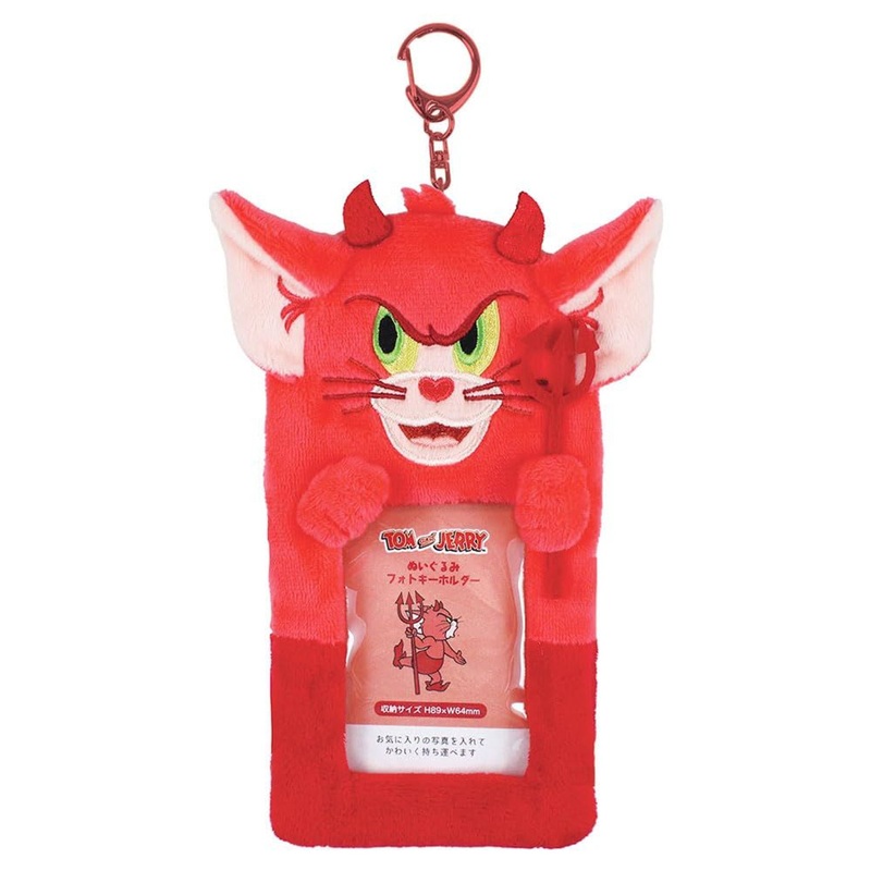 T’s Factory Tom Jerry Plush Photo Keychain Devil Tom
