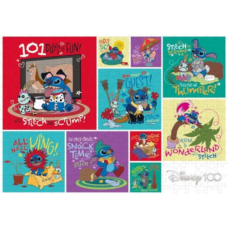 Tenyo D-300-718 Jigsaw Puzzle Disney100 – Stitch in Costume (300 Pieces)