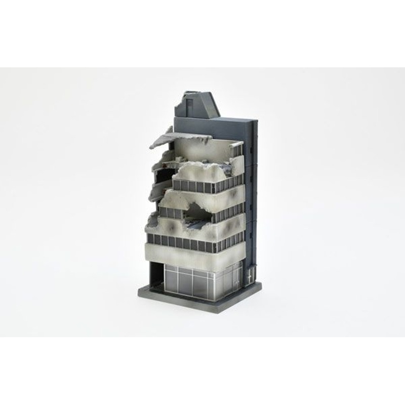 Tomytec Diocolle Combat 1/144 Abandoned Building Plastic Model