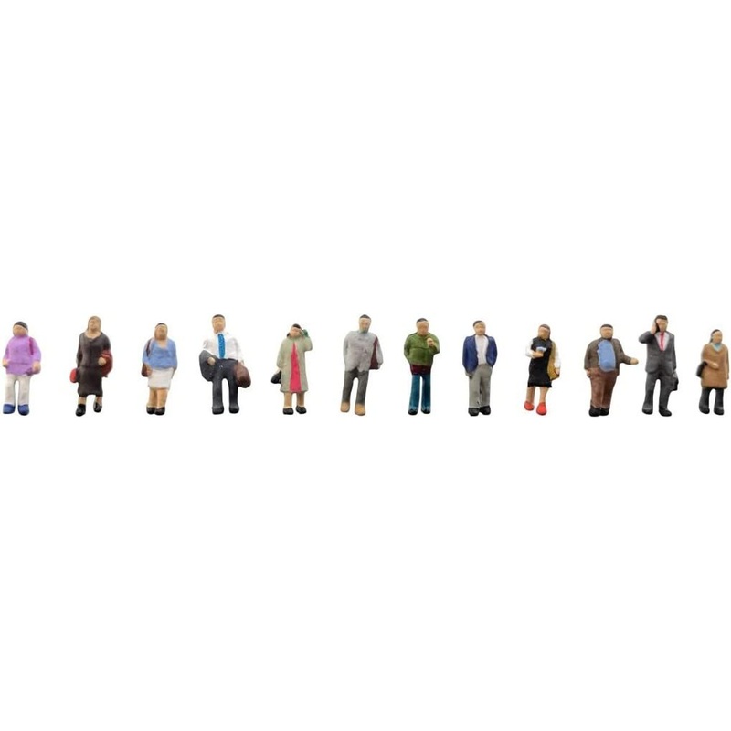 Tomytec (Ningen 116-2) Model People ‘Walking Pedestrians 2’ (N scale)