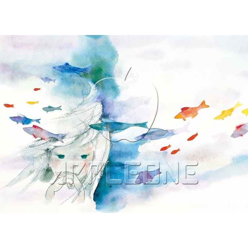 Apollo-sha 500-508 Jigsaw Puzzle The Little Mermaid Thinking of the Prince (500 Pieces)