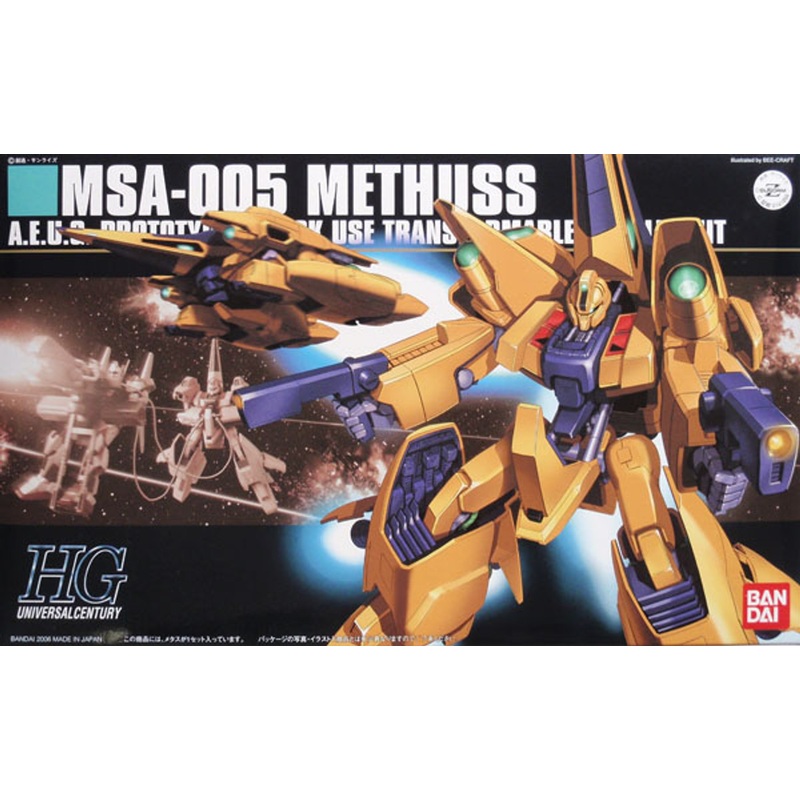Bandai HGUC 061 Gundam MSA-005 METHUSS 1/144 Scale Kit