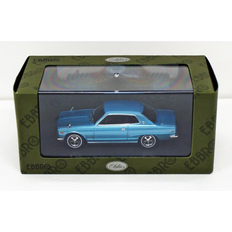 Ebbro 43969 NISSAN SKYLINE 2000GT Hardtop Blue 1/43 Scale