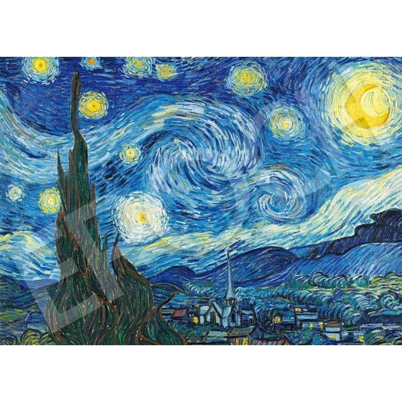 Epoch 54-229 Jigsaw Puzzle Starlight Night (Van Gogh) (2000 Small Pieces)