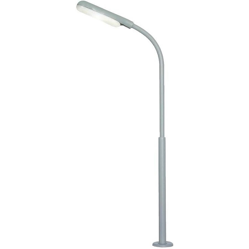 LED Whip-Style Street Lamp with Plug Base & Socket