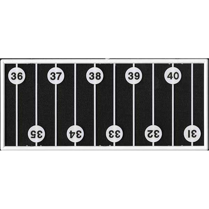 O Milepost Signs 1 to 60