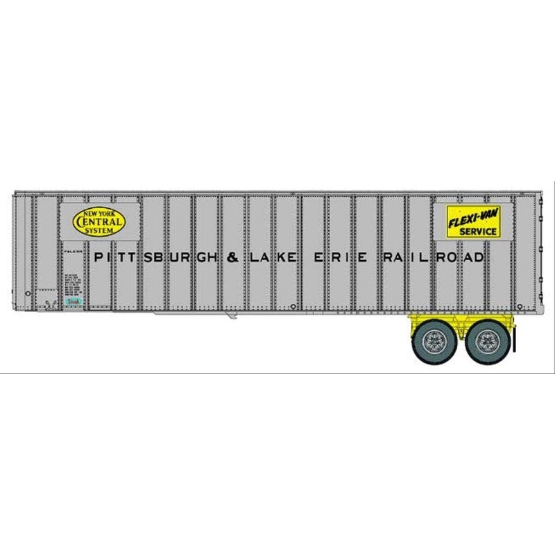 Pittsburgh & Lake Erie Flexi-Van 40′ Trailer (2)