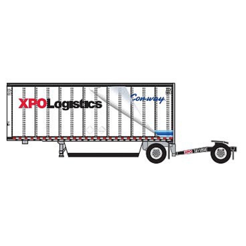 Semi-Trailer XPO Log 4 – N-Scale