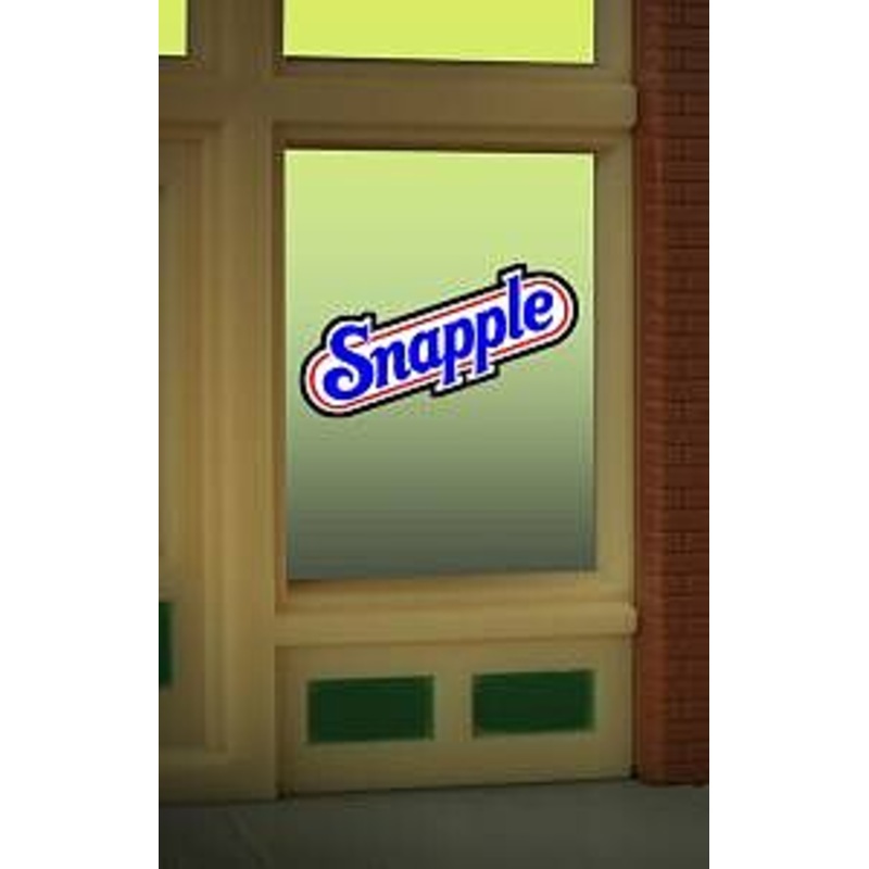 Snapple Window Sign