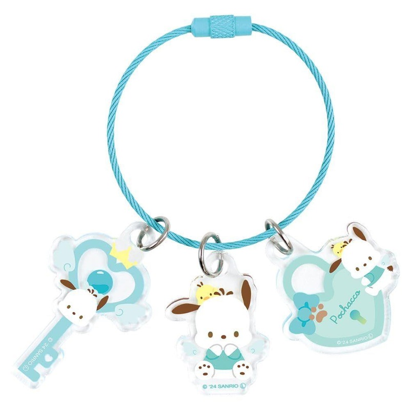 T’s Factory Sanrio Angel Wire Key Ring Pochacco