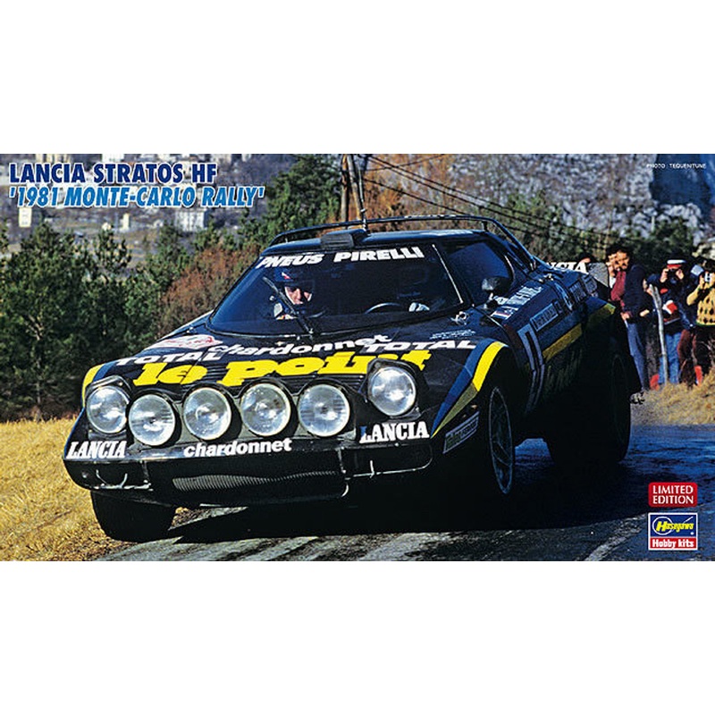 Hasegawa 20261 Lancia Stratos HF 1981 Monte-Carlo Rally 1/24 Scale Kit (Limited Edition)
