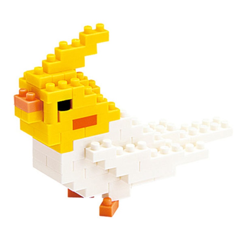 Kawada NBC-009 nanoblock Cockatiel (Bird)