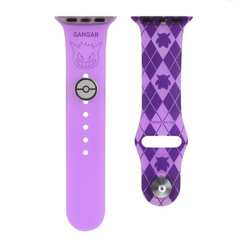 Pokemon Center Original Apple Watch 41/40/38mm Compatible Silicone Band – Gengar