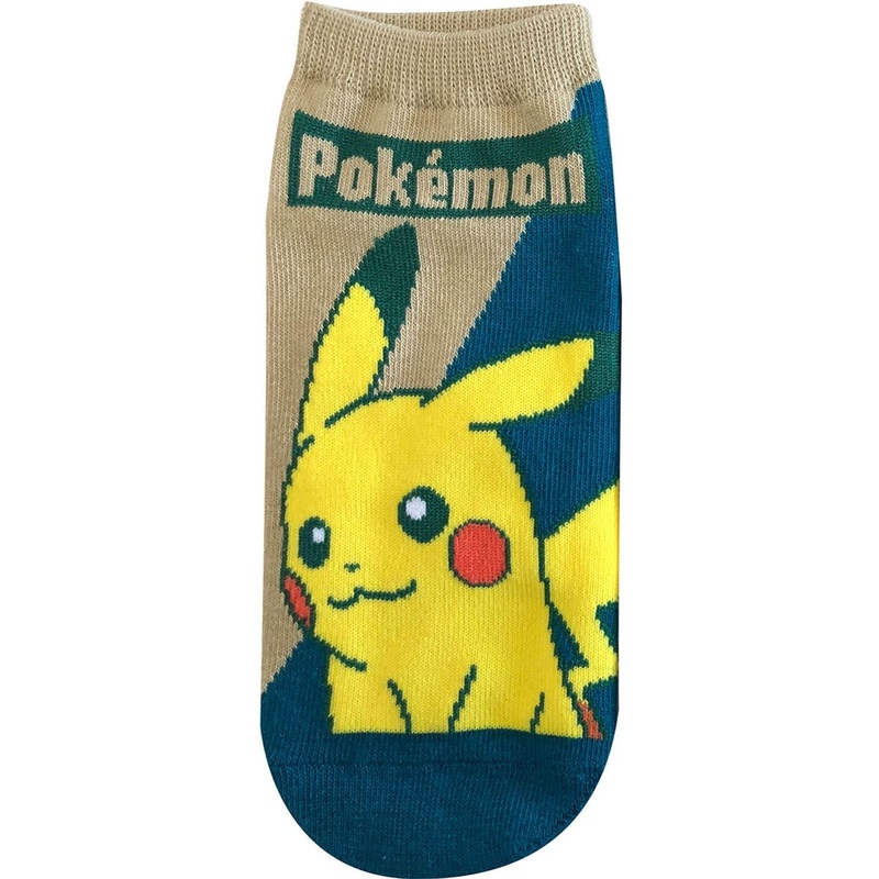 Pokemon Center Original Character Socks Pikachu Bicolor Ladies (23-25cm)