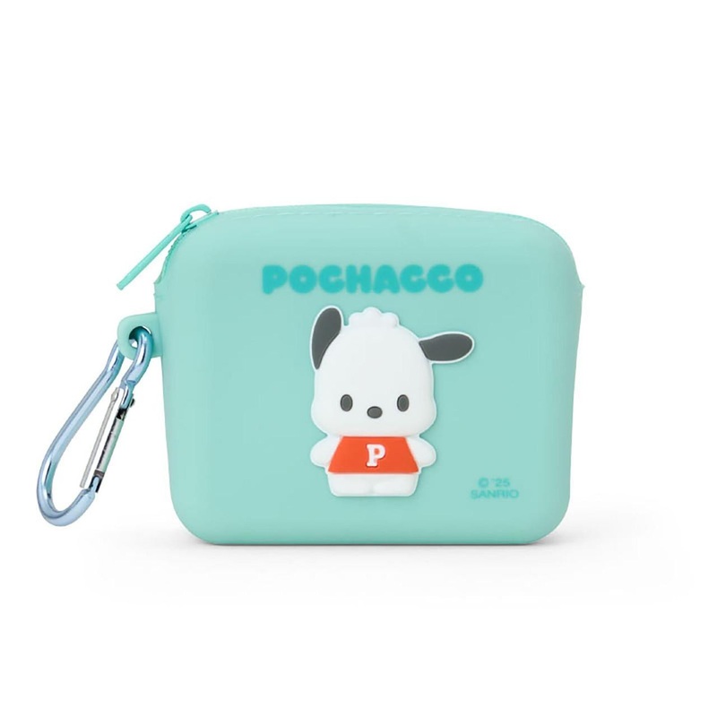 Sanrio Pochacco Silicone Material Mini Pouch Accessory Case Cosmetic Pouch Coin Purse 358011