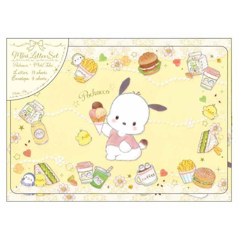 Sanrio x Miki Takei – Mini Letter Set – Yummy Foods