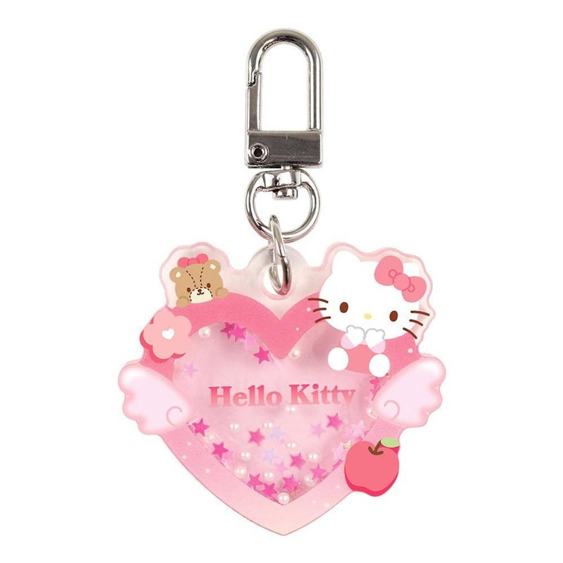 T’s Factory Sanrio Heart Shaker Keychain Hello Kitty