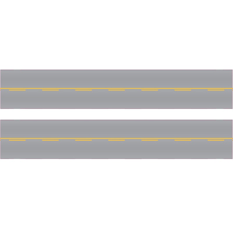 Aged Asphalt 10” Single Passing No Lines