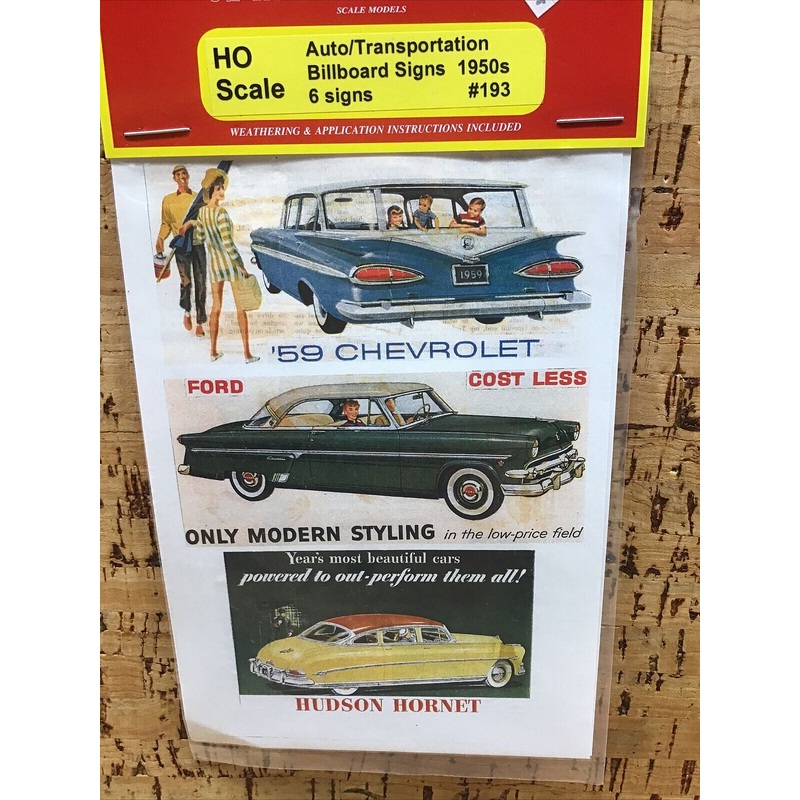 Automotive Billboards 1950’s