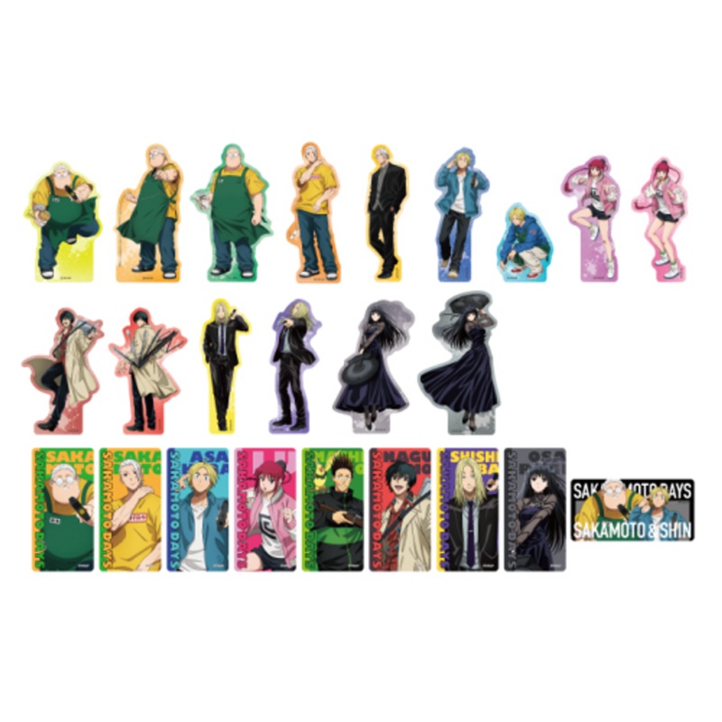 Ensky Sakamoto Days Diecut Clear Sheet 12pcs BOX