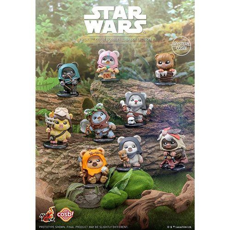 Hot Toys 8-Piece Box Figure Cosbi Star Wars/Ewok Adventures Series 1