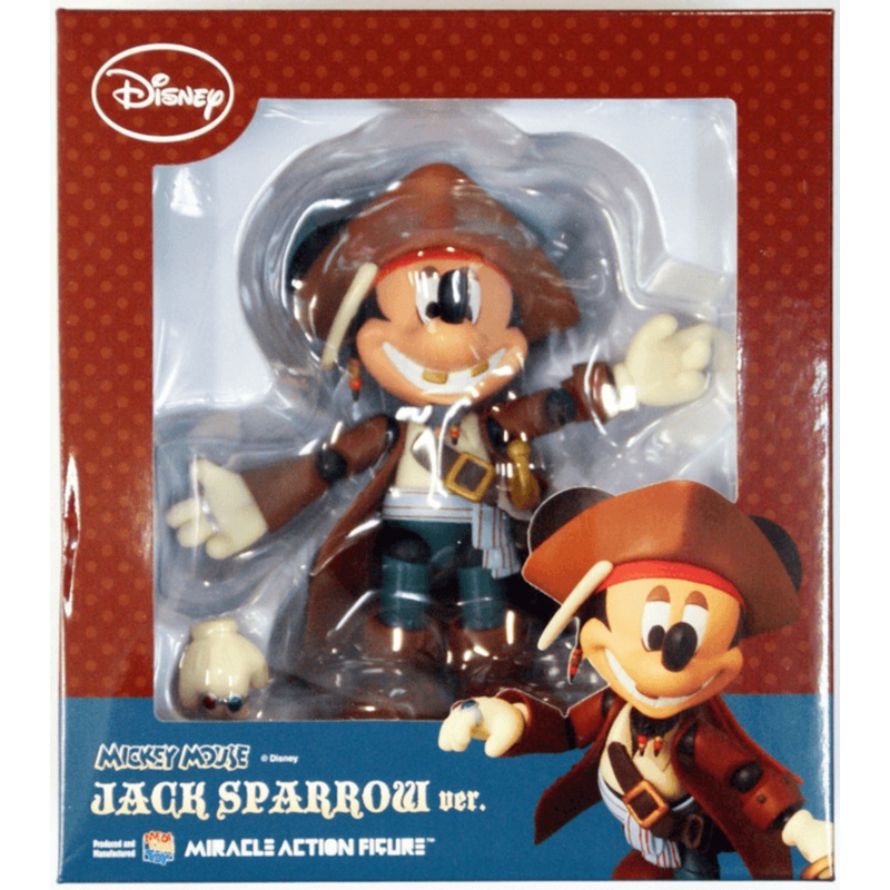 Medicom MAF-49 Miracle Action Figure Disney Mickey Mouse Jack Sparrow Version