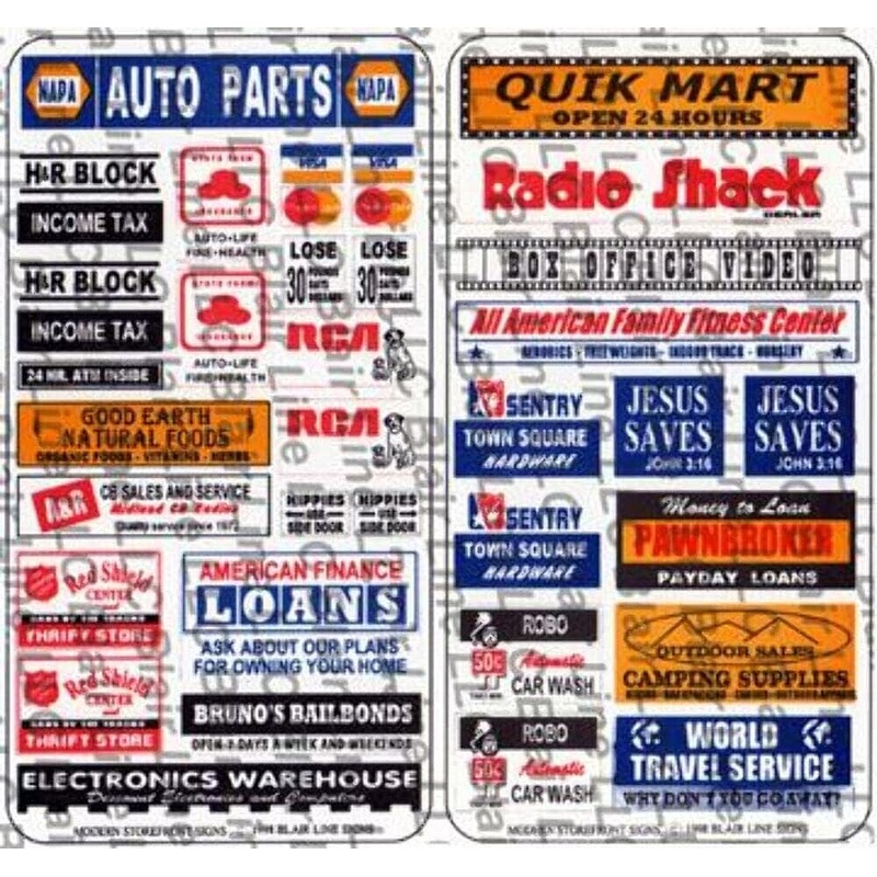 Modern storefront signs (2)